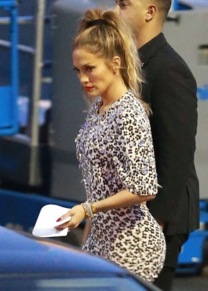 Jennifer Lopez - 'American Idol' Set in West Hollywood