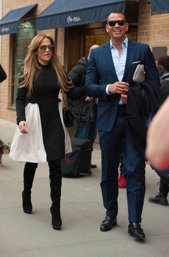 Jennifer Lopez and Alex Rodriguez out in New York City
