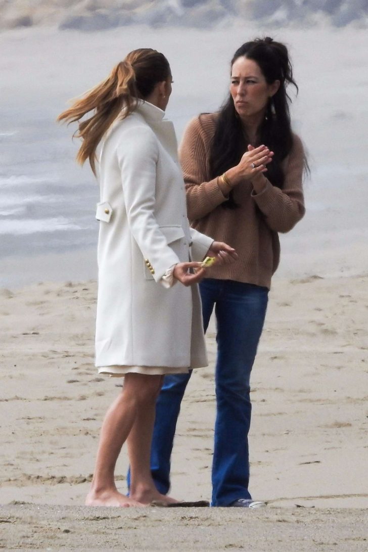 Jennifer Lopez and Joanna Gaines - Filming in Malibu