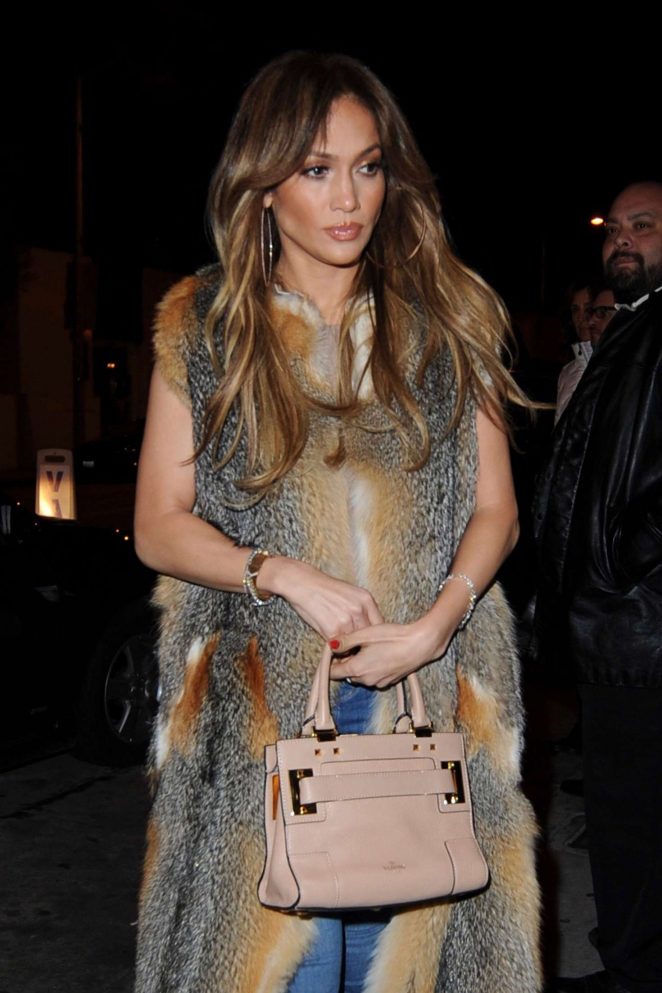 Jennifer Lopez - Arrives at Catch LA in West Hollywood