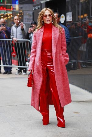 Jennifer Lopez - Arrives For A Guest Appearance On Good Morning America In New York
