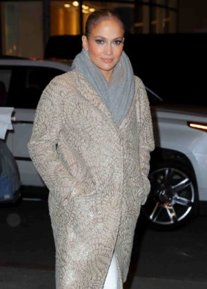 Jennifer Lopez - Arriving at Rainbow Room for film the 'Second Act' in NYC