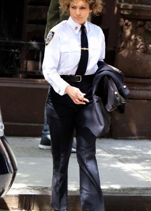 Jennifer Lopez Filming 'Shades of Blue' set in New York City