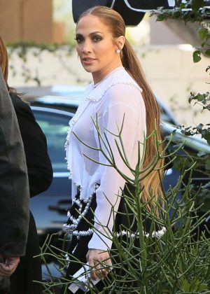 Jennifer Lopez - Heading to an NBC Press Luncheon in West Hollywood