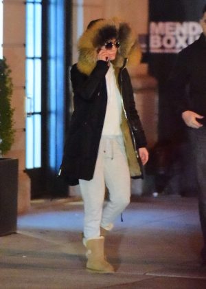 Jennifer Lopez Leaves her apartment in NYC