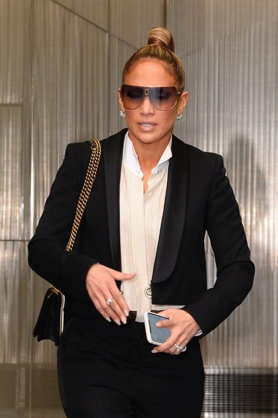 Jennifer Lopez - Leaving Sirius Radio in NYC
