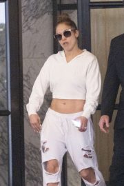 Jennifer Lopez - Leaving the Four Seasons Hotel in Houston