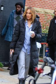 Jennifer Lopez - On the set of 'Marry Me' in NYC