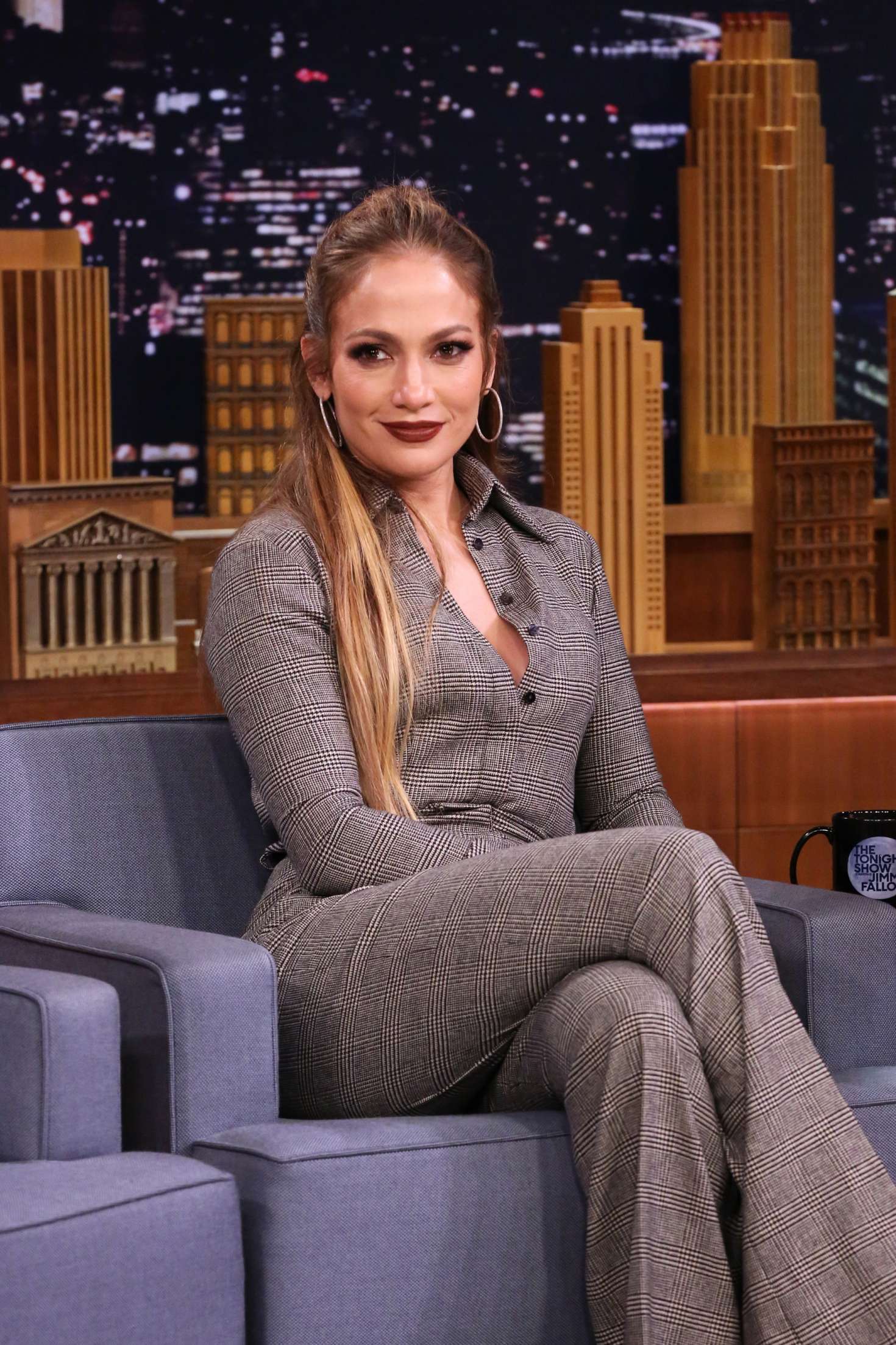 Jennifer Lopez on 'The Tonight Show Starring Jimmy Fallon' in NY