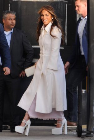 Jennifer Lopez - Seen headint on Kimmel in West Hollywood