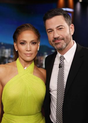 Jennifer Lopez - Visits 'Jimmy Kimmel Live!' in Los Angeles