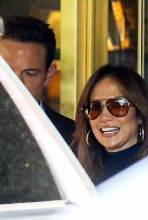Jennifer Lopez - With Ben Affleck arrive at the premiere for The Tender Bar in West Hollywood