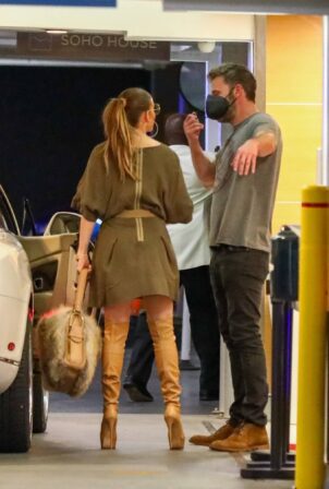 Jennifer Lopez - With Ben Affleck seen at Soho House in West Hollywood