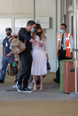 Jennifer Lopez - With Ben Afflek arrives in Venice during the 78th Venice Film Festival