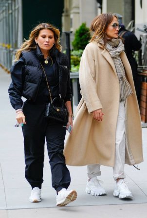 Jennifer Lopez - With Loren Ridinger out in New York