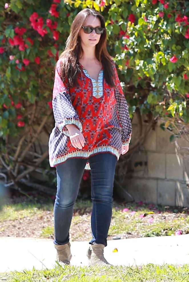 Jennifer Love Hewitt in Jeans out in LA