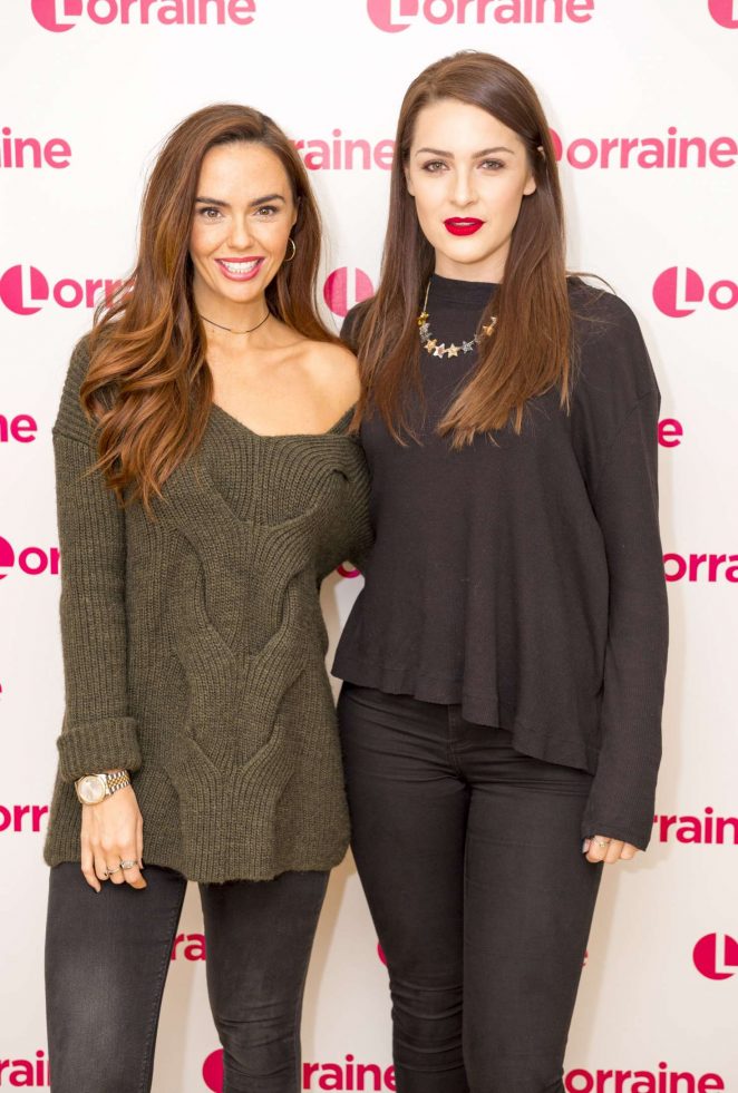 Jennifer Metcalfe and Anna Passey on 'Lorraine' TV show in London