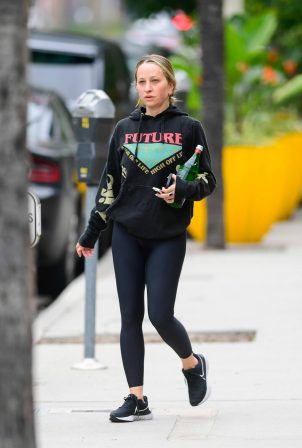 Jennifer Meyer - Dons a Future High Off Life hoodie while out in Los Angeles