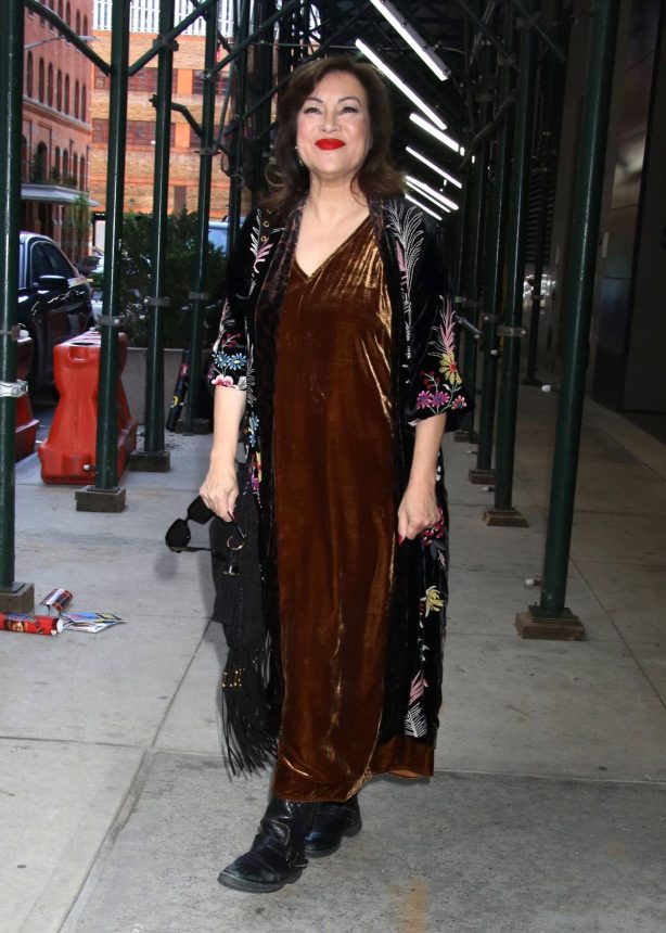 Jennifer Tilly - Arrive at Watch What Happens Live with Andy Cohen in New York