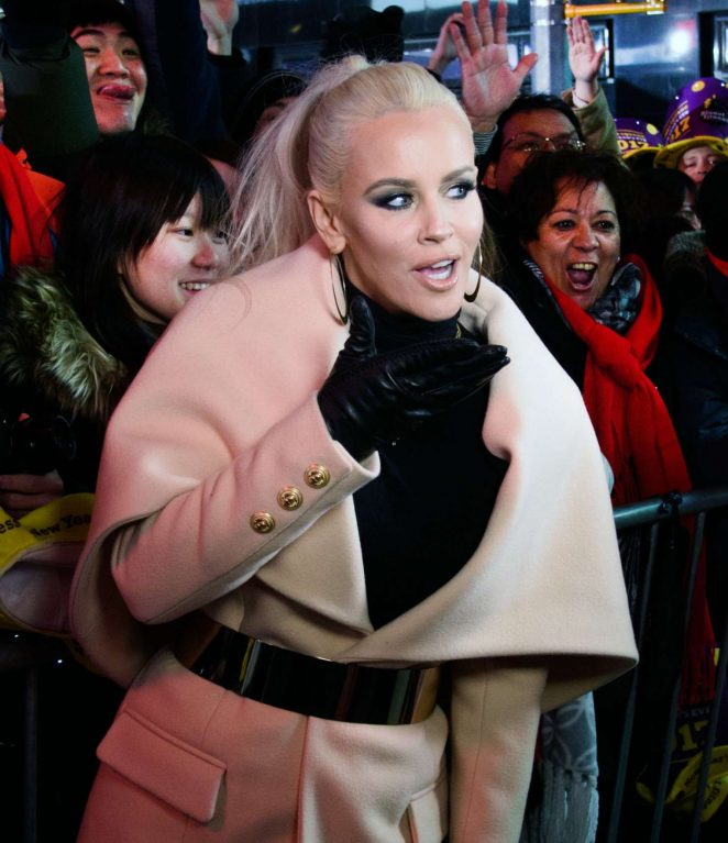 Jenny McCarthy at Times Square New Years Eve 2017 in New York