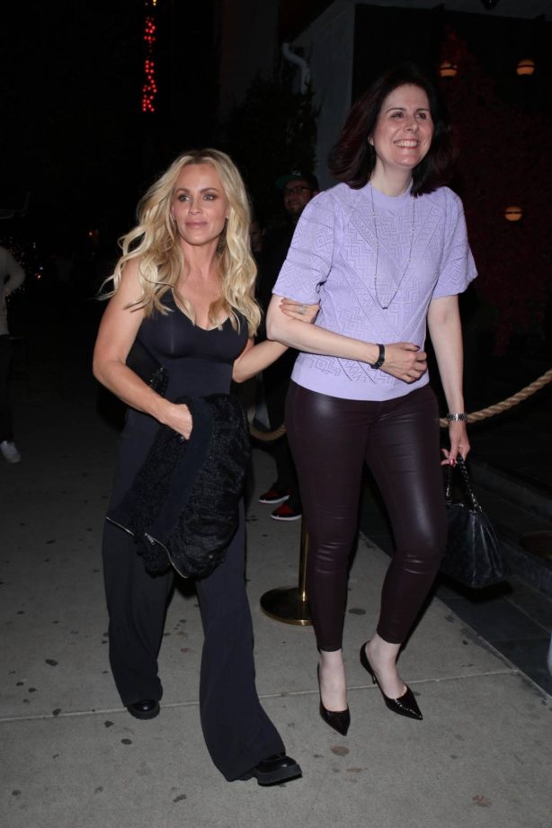 Jenny McCarthy - Seen going out with a friend in West Hollywood