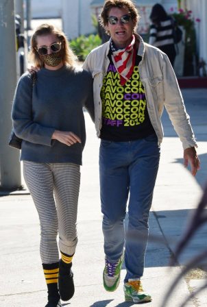 Jerry O'Connell and Rebecca Romijn - Out for a walk in Studio City