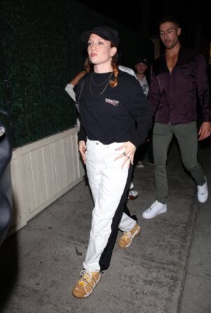 Jess Glynne - Heads to Delilah restaurant to party for a Halloween
