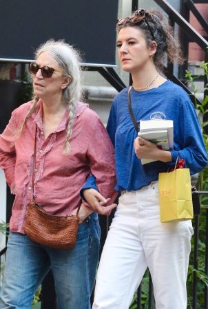 Jesse Paris Smith - And Patti Smith seen enjoying Labor Day Weekend in New York