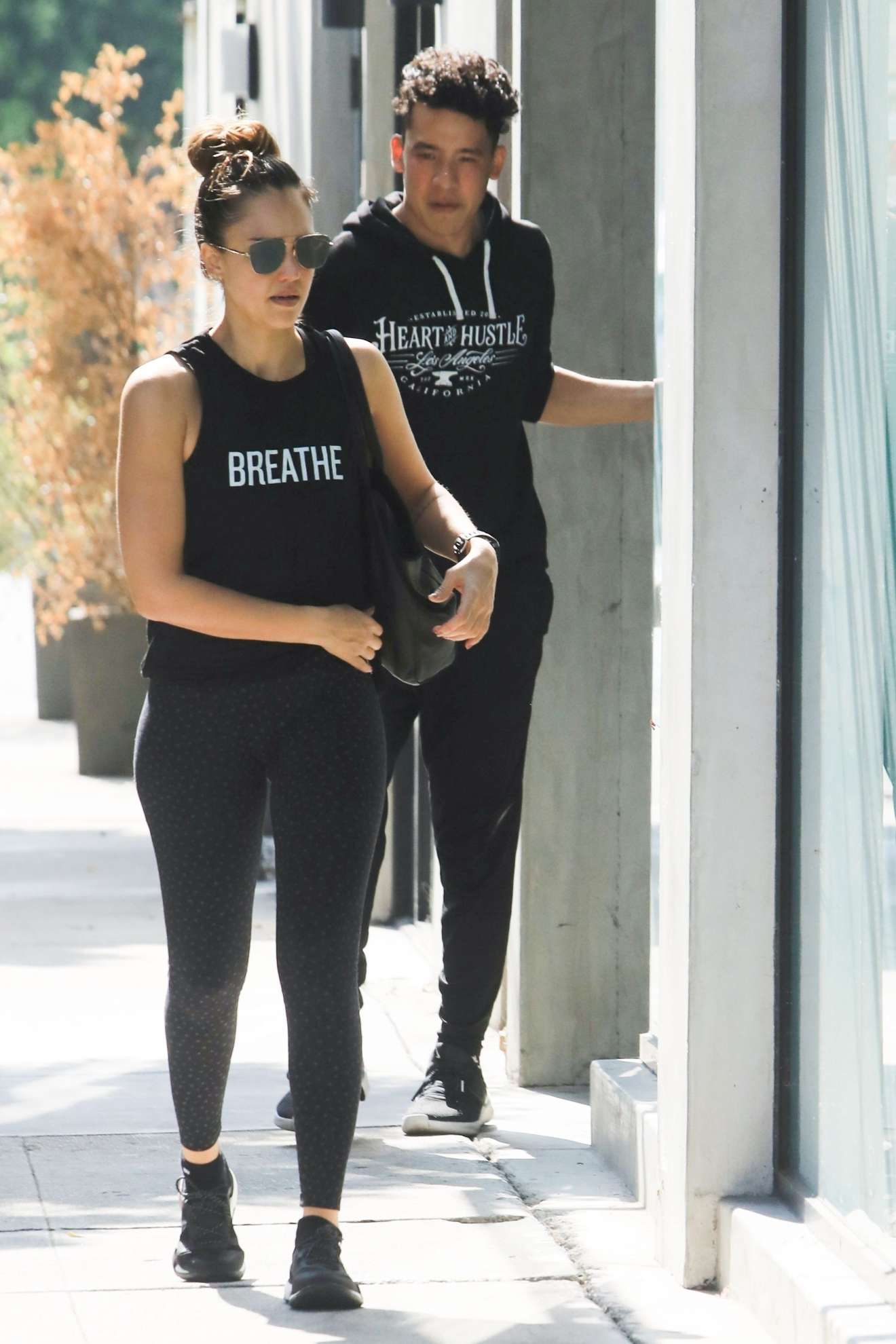 JESSICA ALBA Leaves a Gym in West Hollywood 10/22/2018 