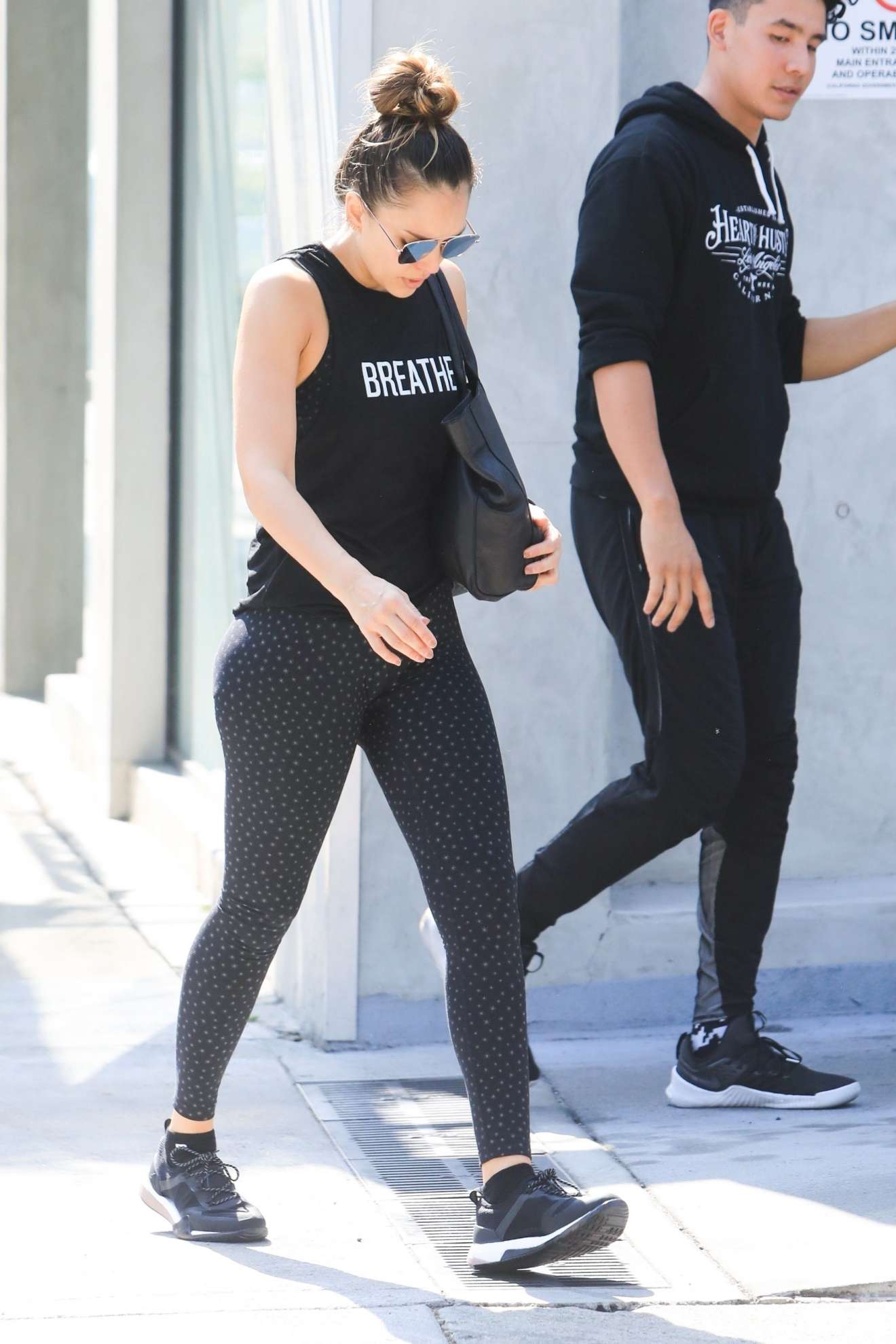 Jessica Alba - Outside a Gym in West Hollywood 10/22/2018 