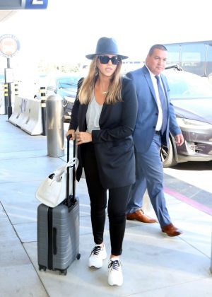 Jessica Alba - Arrives at LAX airport in Los Angeles