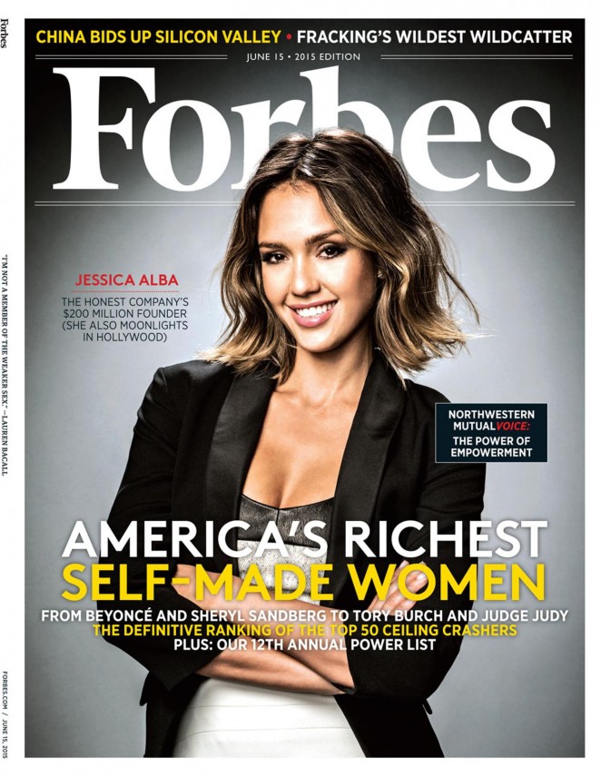 Jessica Alba - Forbes Magazine (June 2015)