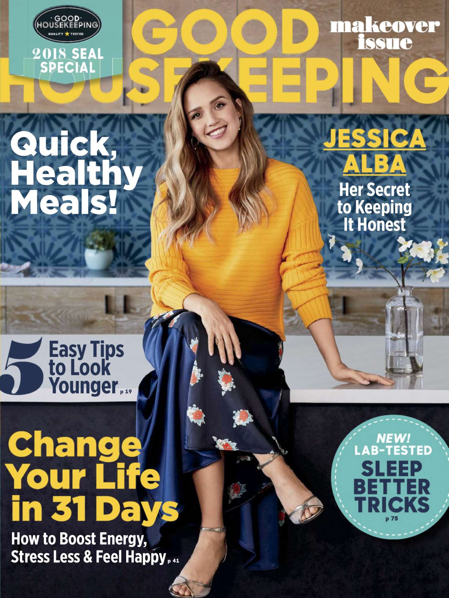 Jessica Alba - Good Housekeeping US Magazine (January 2018)