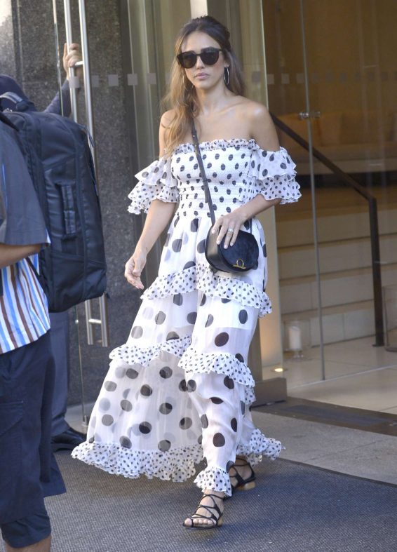 Jessica Alba - Leaves the Edition Hotel in New York City