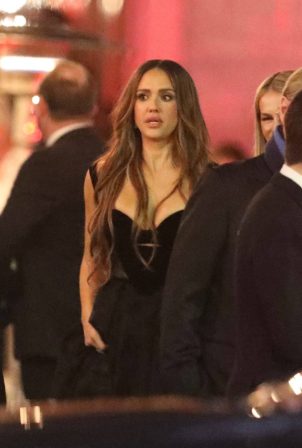 Jessica Alba - Leaving 2024 Vanity Fair Oscar party in Beverly Hills