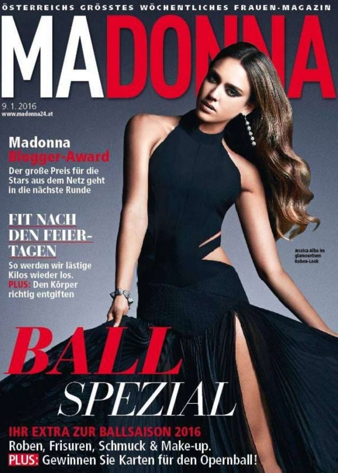 Jessica Alba - Madonna Magazine Cover (January 2016)