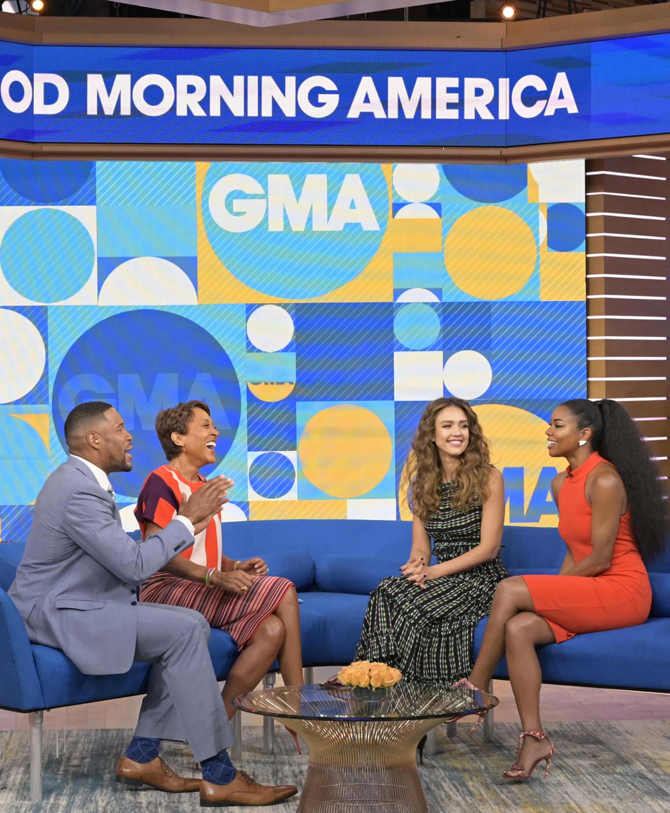 Jessica Alba - On Good Morning America in NYC