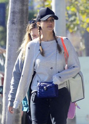 Jessica Alba out for a lunch in Beverly Hills