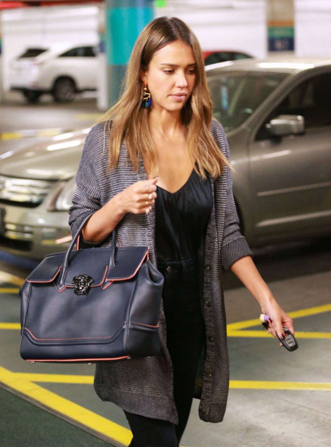 Jessica Alba Out in Beverly Hills