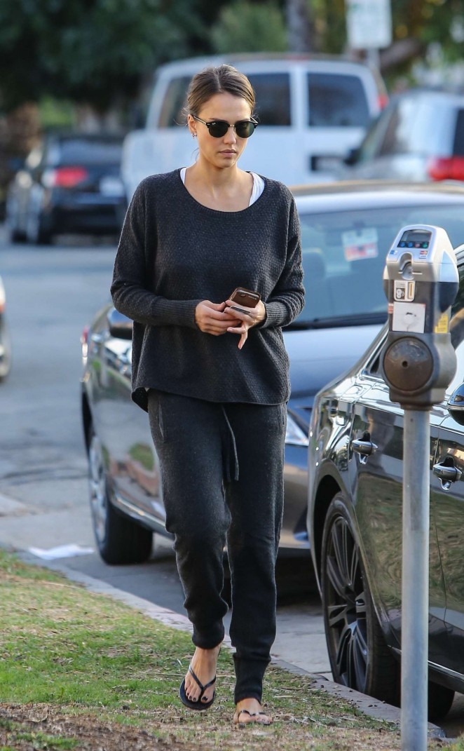 Jessica Alba out in West Hollywood