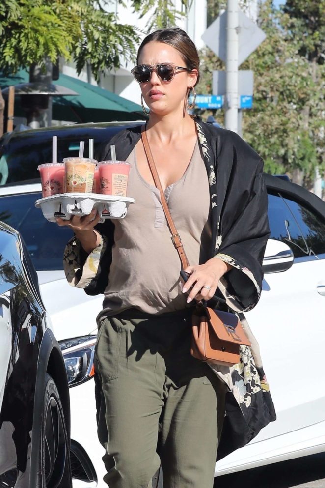 Jessica Alba - Out in West Hollywood