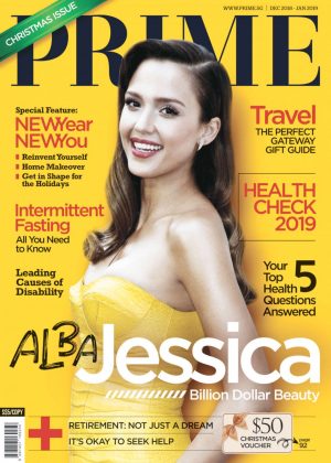 Jessica Alba - Prime Singapore Cover (Dec 2018/Jan 2019)