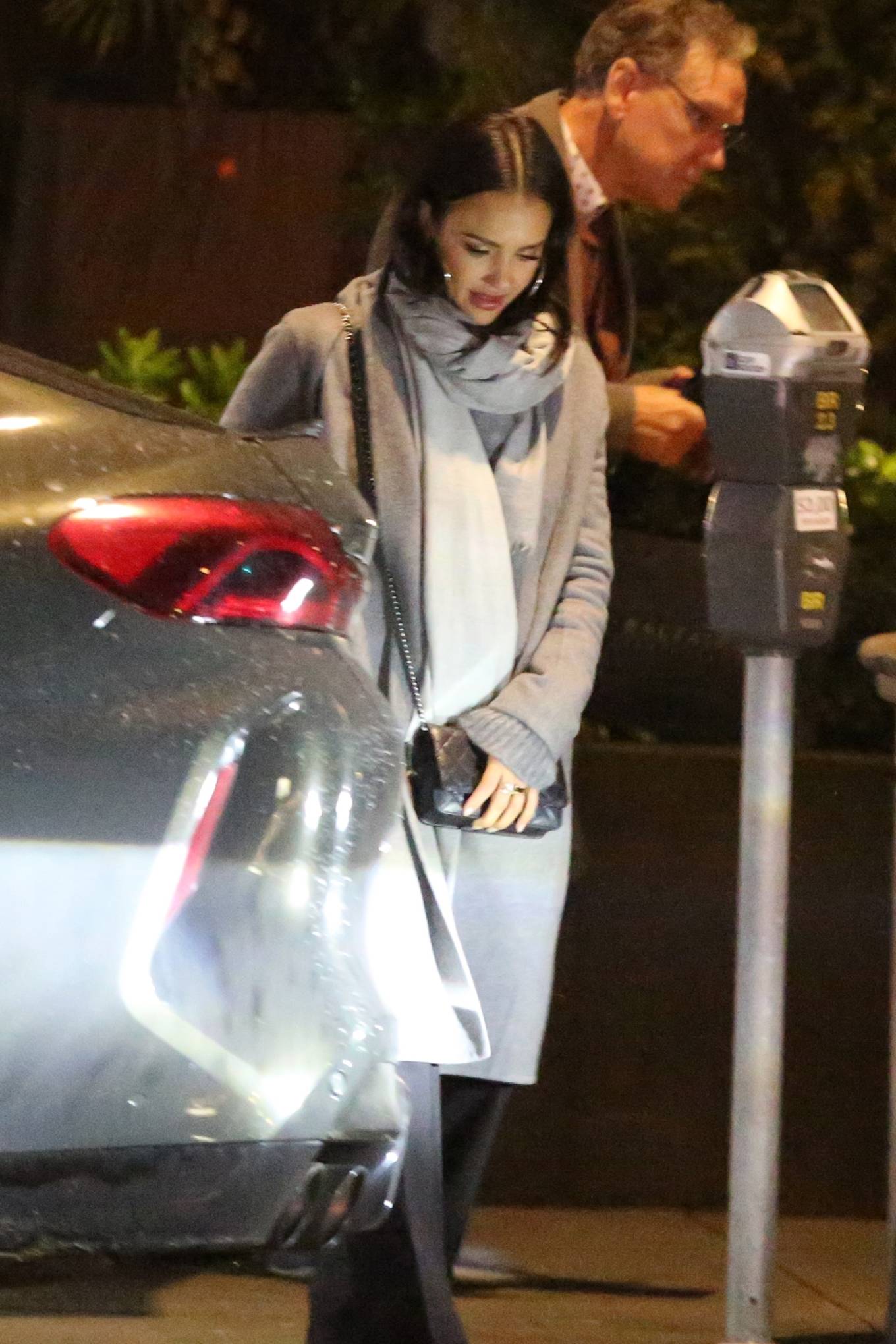 Jessica Alba 2023 : Jessica Alba – With Cash Warren are seen outside of Baltaire restaurant in L.A-03