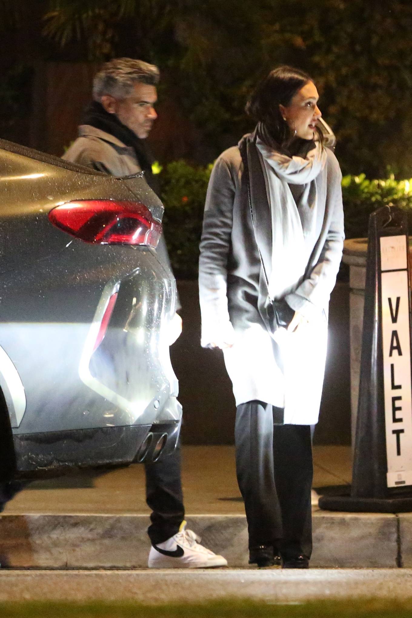 Jessica Alba 2023 : Jessica Alba – With Cash Warren are seen outside of Baltaire restaurant in L.A-04