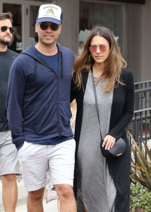 Jessica Alba with her husband out in Malibu