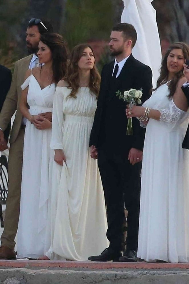 Jessica Biel and Justin Timberlake at her brother wedding in Cabo San Lucas