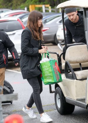 Jessica Biel and Justin Timberlake Leaving the Hamptons