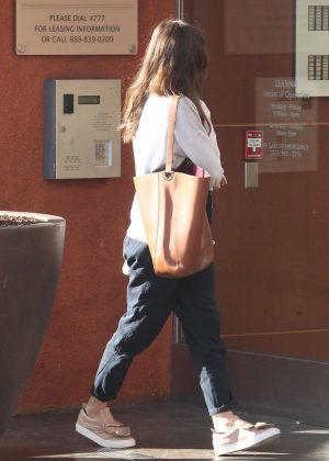 Jessica Biel in casual style in West Hollywood