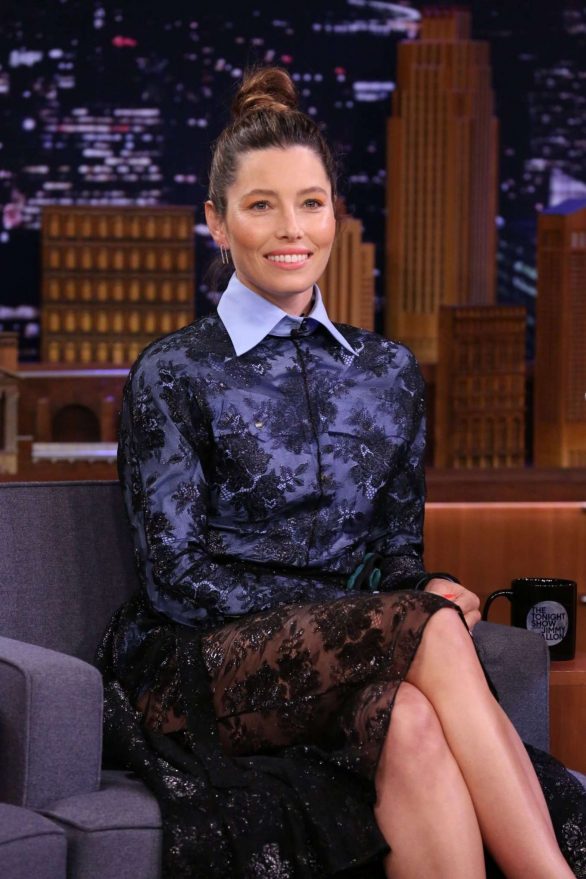 Jessica Biel - On 'The Tonight Show with Jimmy Fallon' in NY