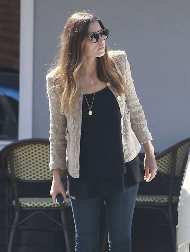 Jessica Biel out for lunch in West Hollywood